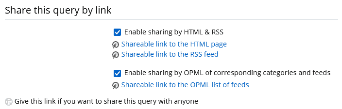 Share user query